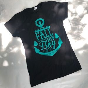 NWOT Fall Out Boy Band Anchor T-Shirt
